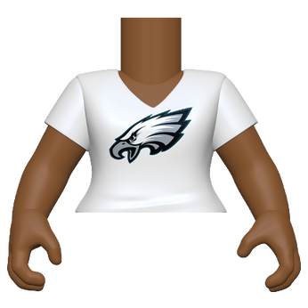 PY: Torso- FM SK5- VNeck(WH) Eagles, Image 1